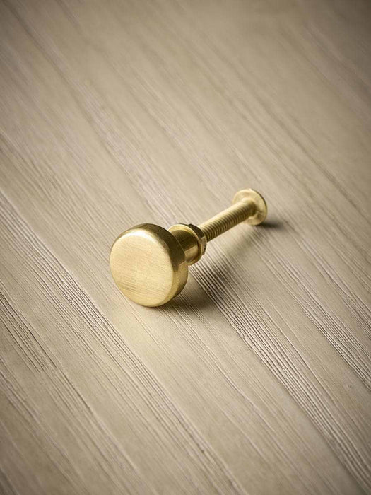 Round Brass Knob