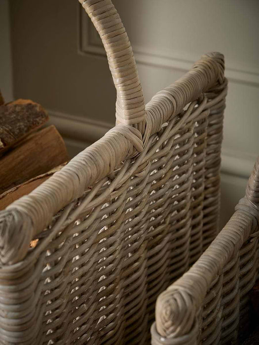Two Log Holder Baskets