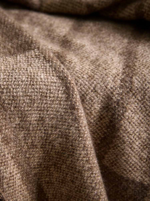 Heritage Chequered Throw - Brown