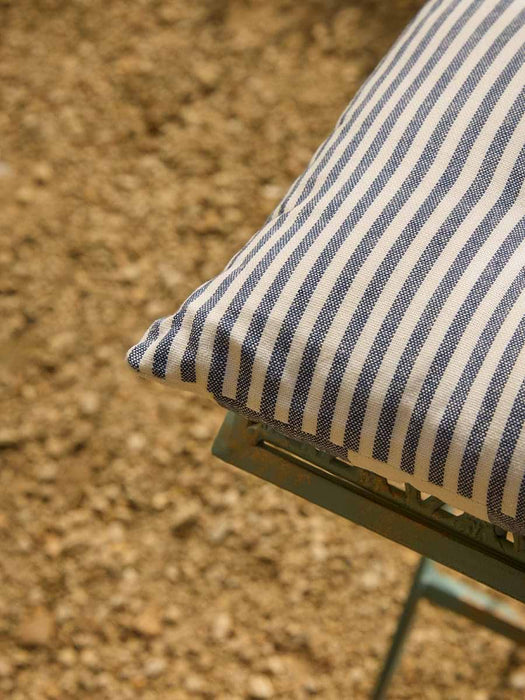 Wide Stripe Indoor/Outdoor Seat Pad - Blue