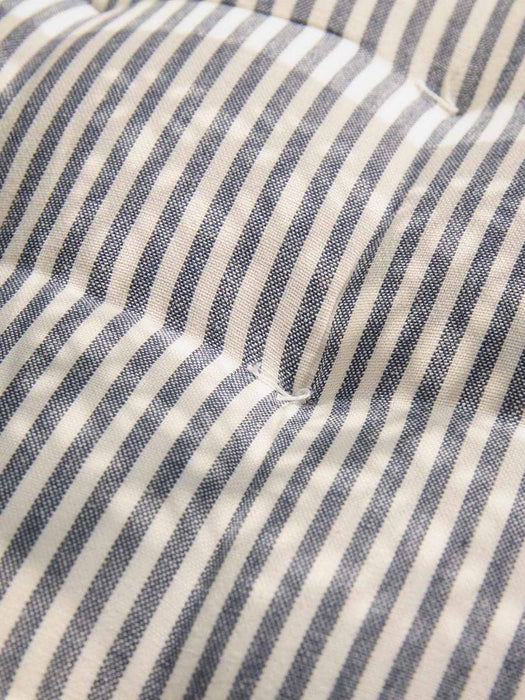 Wide Stripe Indoor/Outdoor Seat Pad - Blue