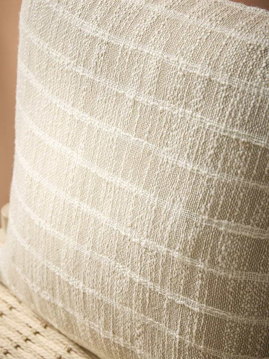 Soft Stripe Cushion - Stone