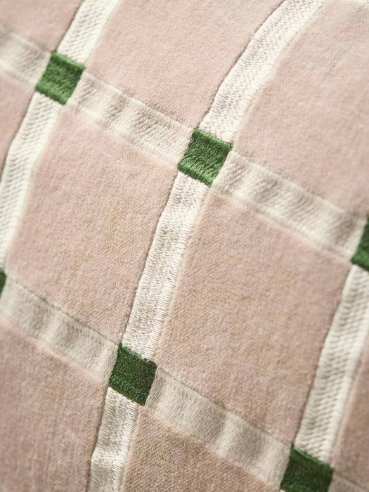 Lola Velvet Cushion - Taupe