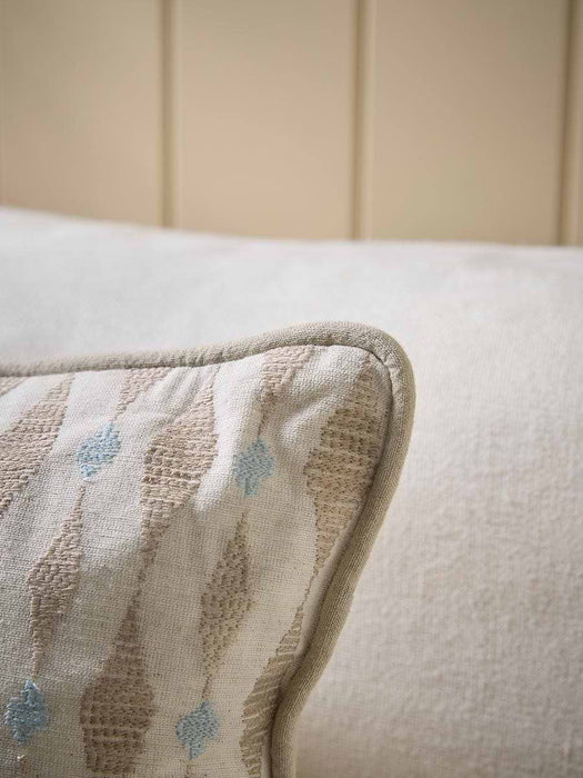 Embroidered Ikat Cushion