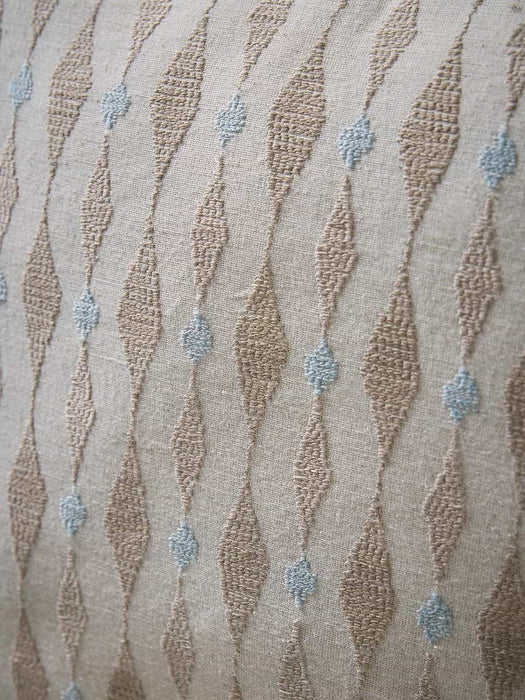Embroidered Ikat Cushion