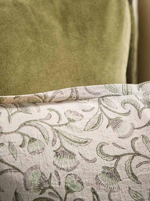 Diya Hand Block Printed Cushion Cover