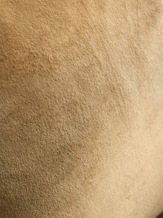 Velvet & Cotton Linen Square Cushion Cover - Nutmeg