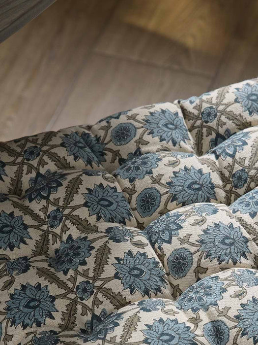 Floral Block Printed Seat Pad