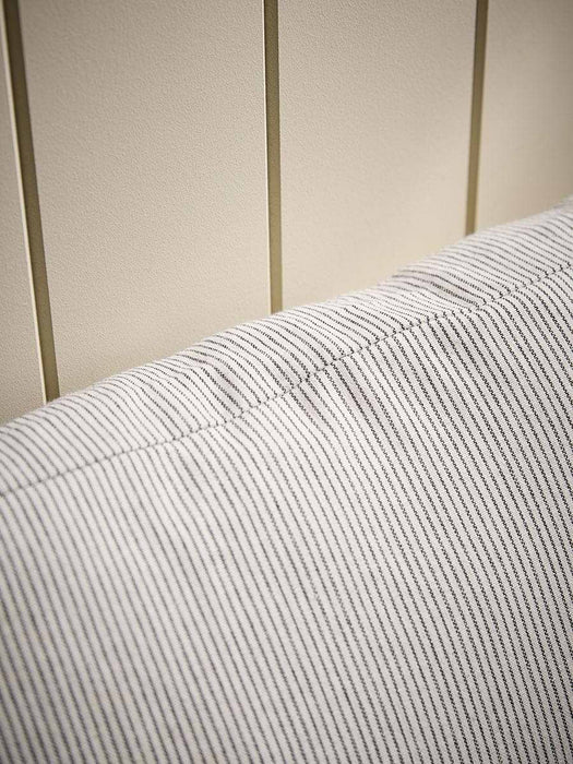 Boxy Seat Pad Cover - Natural Stripe