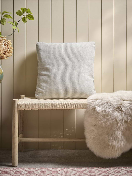 Boxy Seat Pad Cover - Natural Stripe