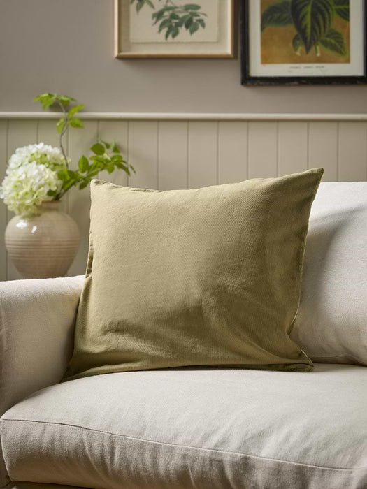 Velvet Chartreuse Cushion Cover