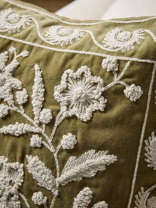 Velvet Chartreuse Cushion Cover