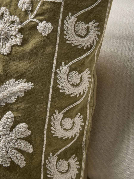 Velvet Chartreuse Cushion Cover