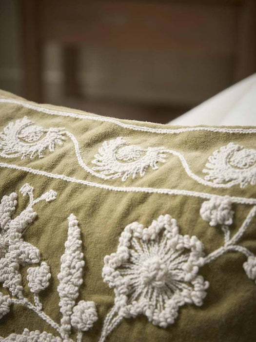 Velvet Chartreuse Cushion Cover