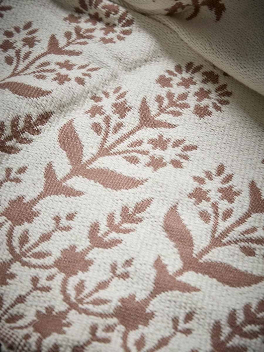 Heritage Pink Tasselled Throw