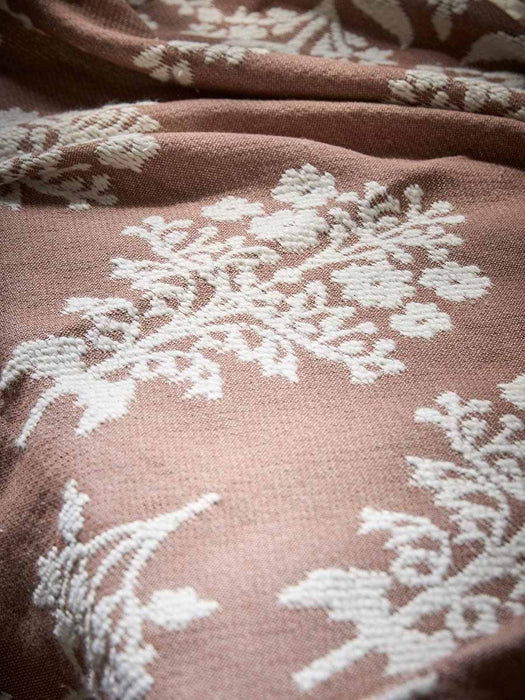 Heritage Pink Tasselled Throw