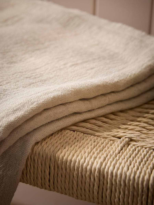 Chalk Cotton Throw