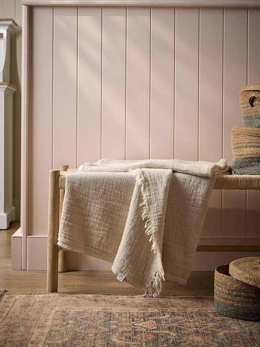 Chalk Cotton Throw