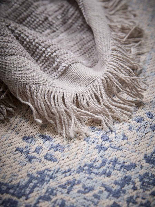 Dovetail Grey Chenille Throw
