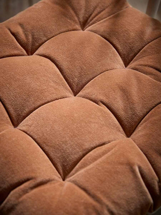 Plush Velvet Seat Pad - Henna