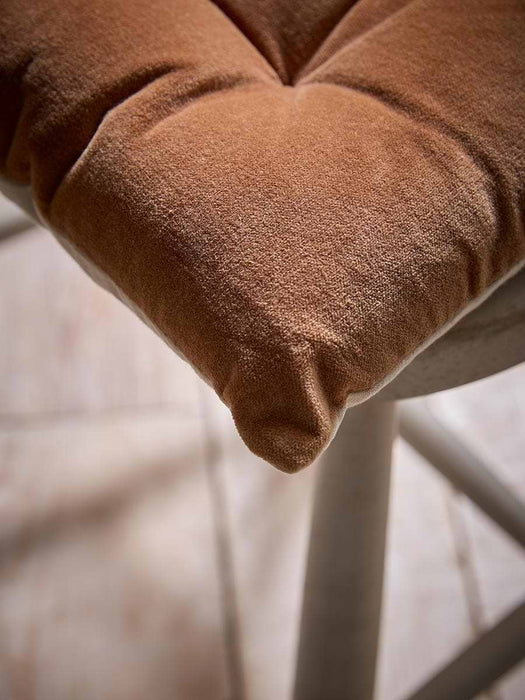 Plush Velvet Seat Pad - Henna