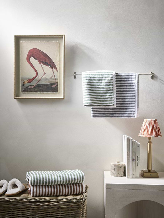 Beaded Frame Flamingo Print