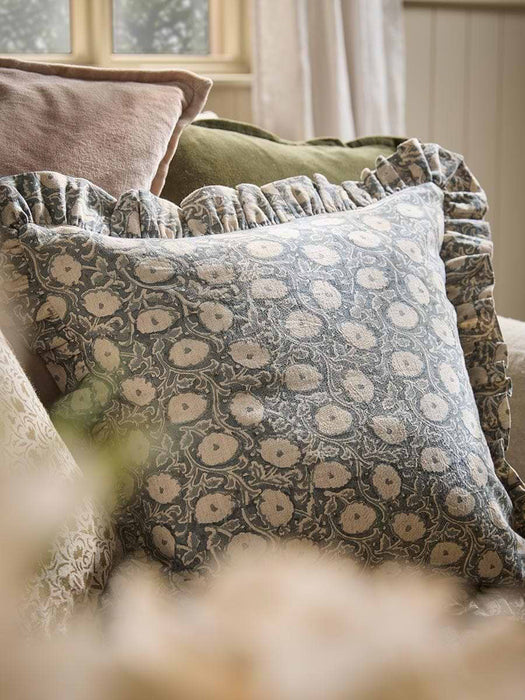 Anvi Hand Block Printed Cushion Cover