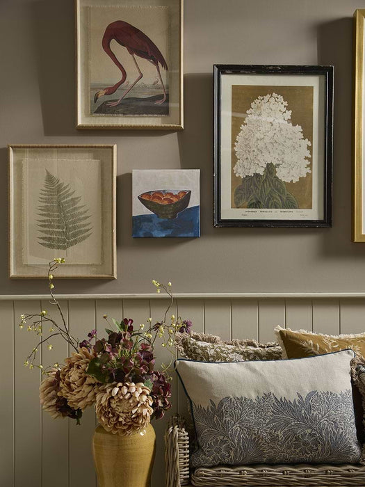 Four Aged Effect Floral Framed Prints