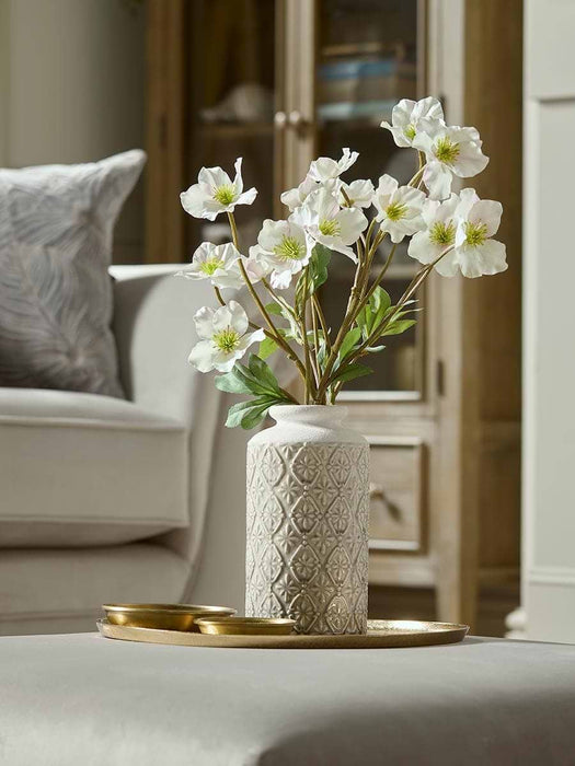 Floral Glazed Vase