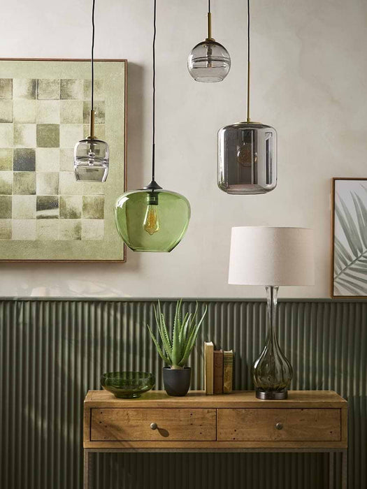 Industrial Textured Squares Framed Canvas