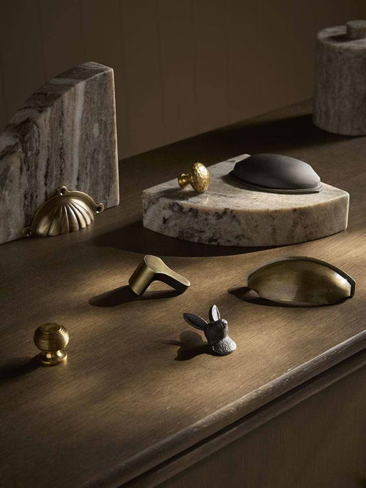 Beehive Knob - Aged Brass