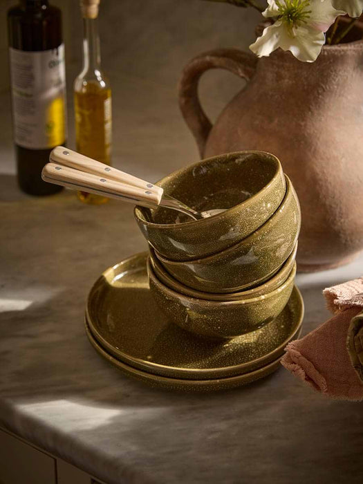 Twelve Piece Lila Dinnerware Set