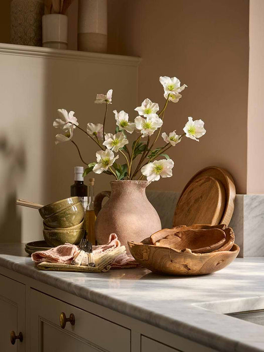 Three Teak Bowls