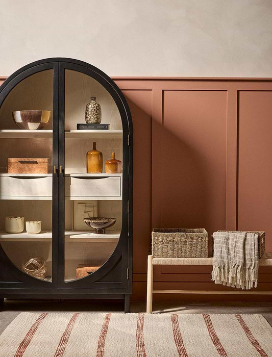 Oval Display Cabinet