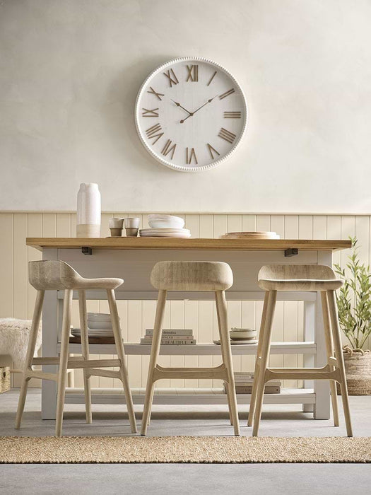 Beaded Wooden Clock