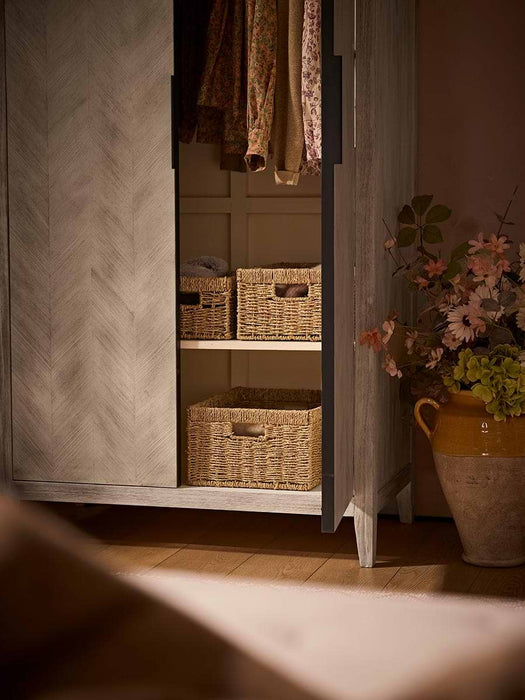 Tova Limewashed Wardrobe
