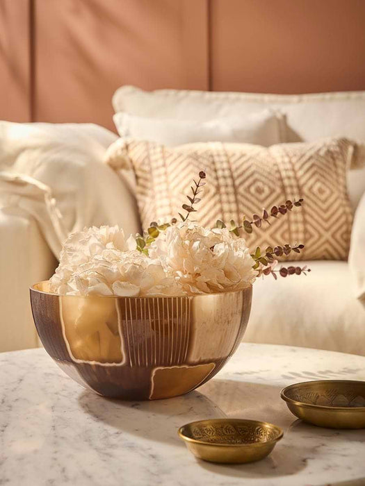 Decorative Tonal Glass Bowl