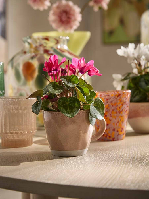Four Rose Glazed Mugs
