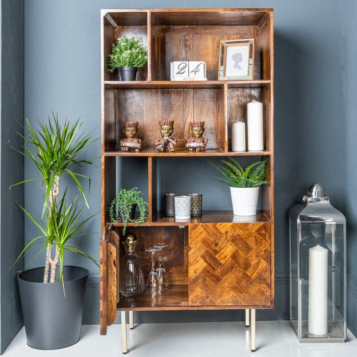 Block Mango 80cm Bookcase - In Stock