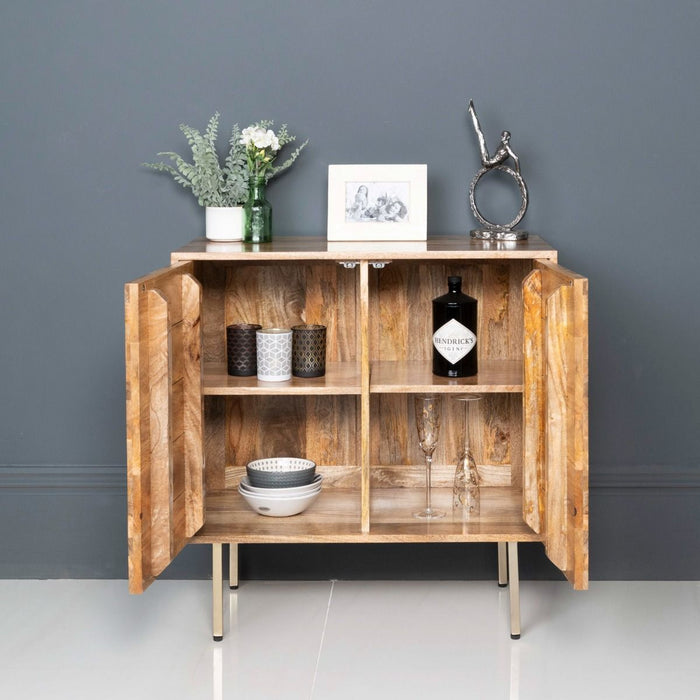 Block Light Mango 80cm Sideboard - In Stock