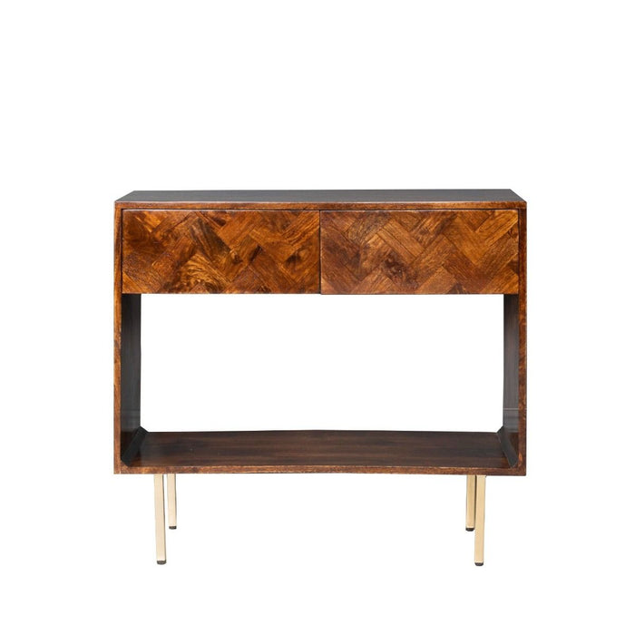 Block Mango 90cm Console Table - In Stock