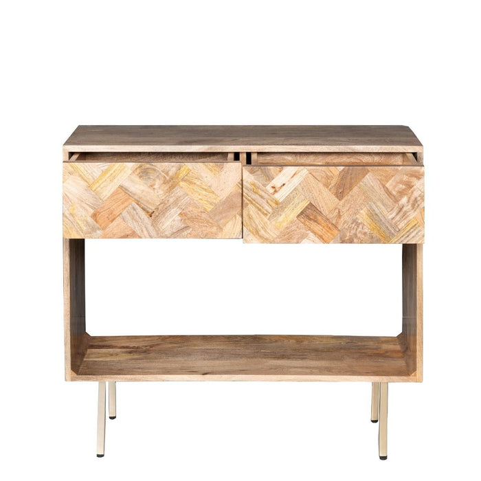 Block Light Mango 90cm Console Table - In Stock