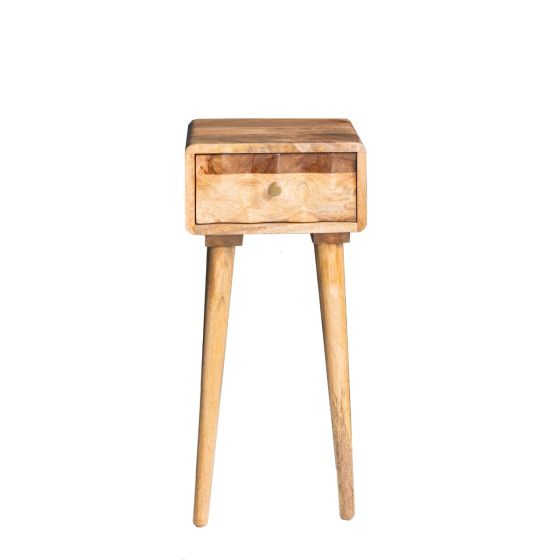 Acre & Artisan Geo Light Mango Lamp Table