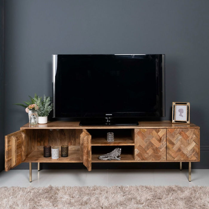 Block Light Mango 180cm TV Unit - In Stock