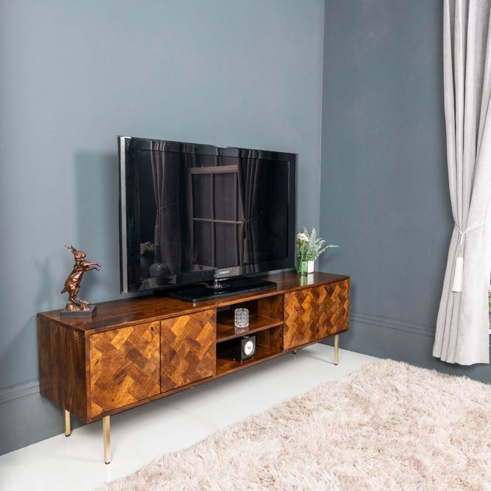 Block Mango 180cm TV Unit - In Stock