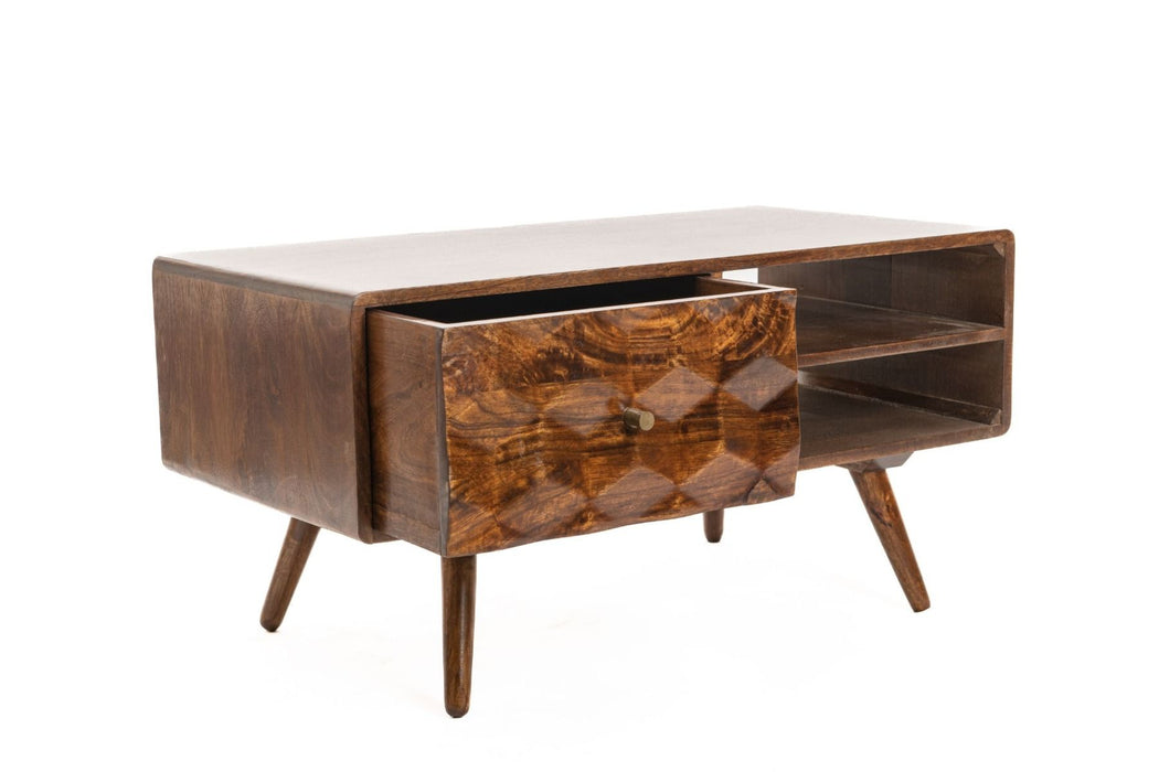 Geo Mango 90cm Coffee Table - In Stock