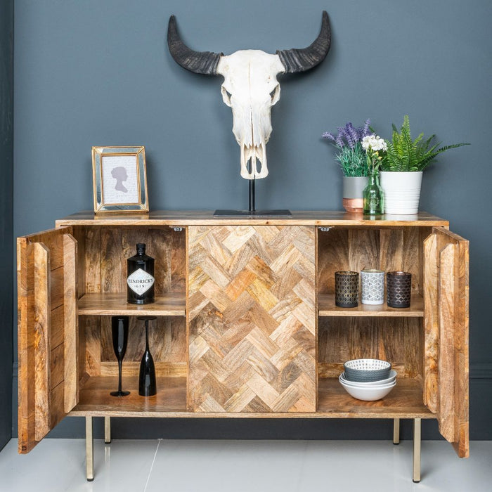 Block Light Mango 120cm Sideboard - Due 31st September