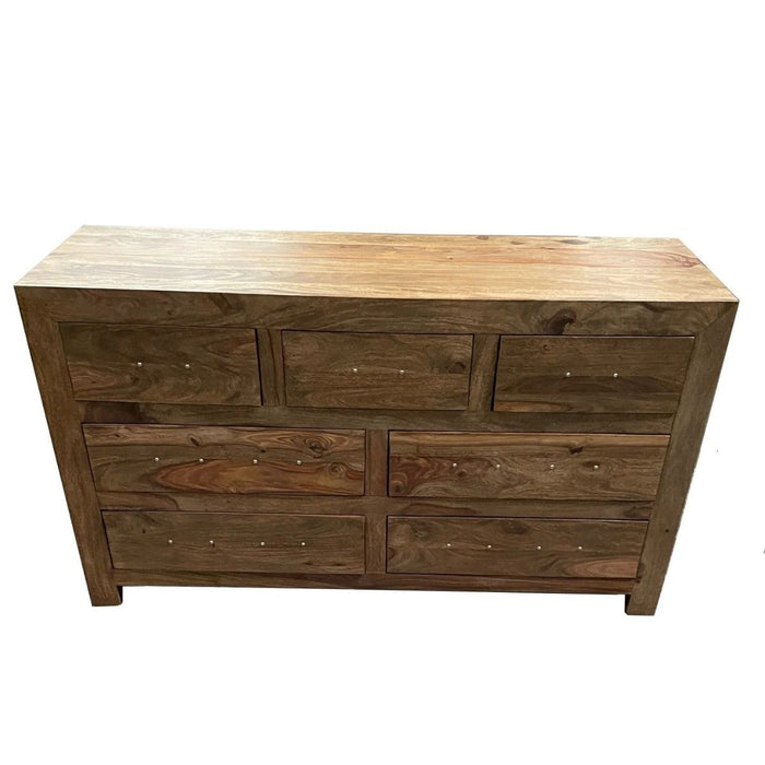 Ex Display Cube Natural 7 Drawer Chest T197