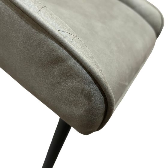 Acre & Artisan Henley Velvet Chair French Grey 1