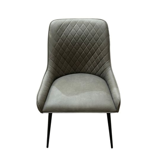 Acre & Artisan Henley Velvet Chair French Grey 1